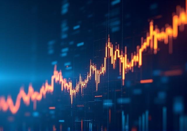 Data visualization of global market volatility